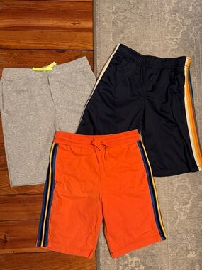 Boys Gymboree & Rockets of Awesome Orange Athletic Shorts Lot